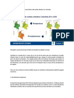 Sumario Efectos Del Cambio Climático