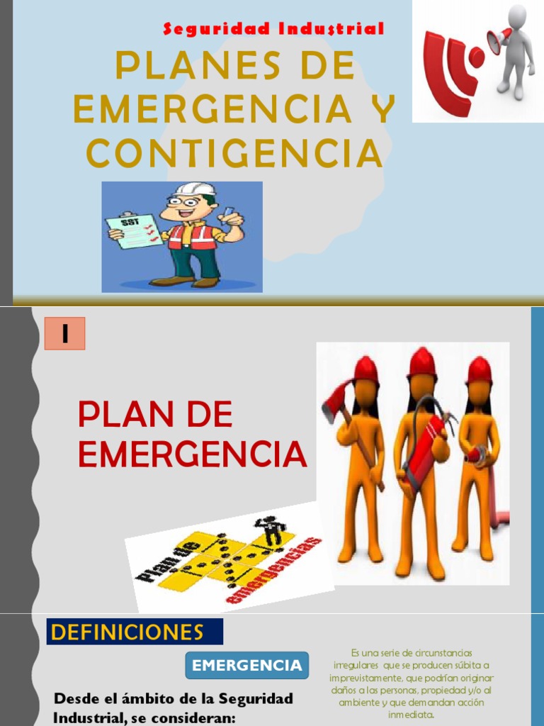 Planes de Emergencia y Contigencia - Grupo 4 | PDF | Defensa Civil ...