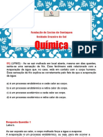 Exercícios Sobre Termoquímica