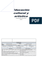 Plan Cirricular Anual Educacion Cultural Artistica 2018 B LL