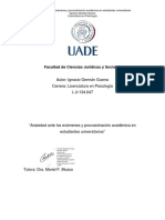 Análisis Factorial Confirmatorio de La Adaptación Argentina de La Escala de Procrastinación de Tuckman (ATPS)