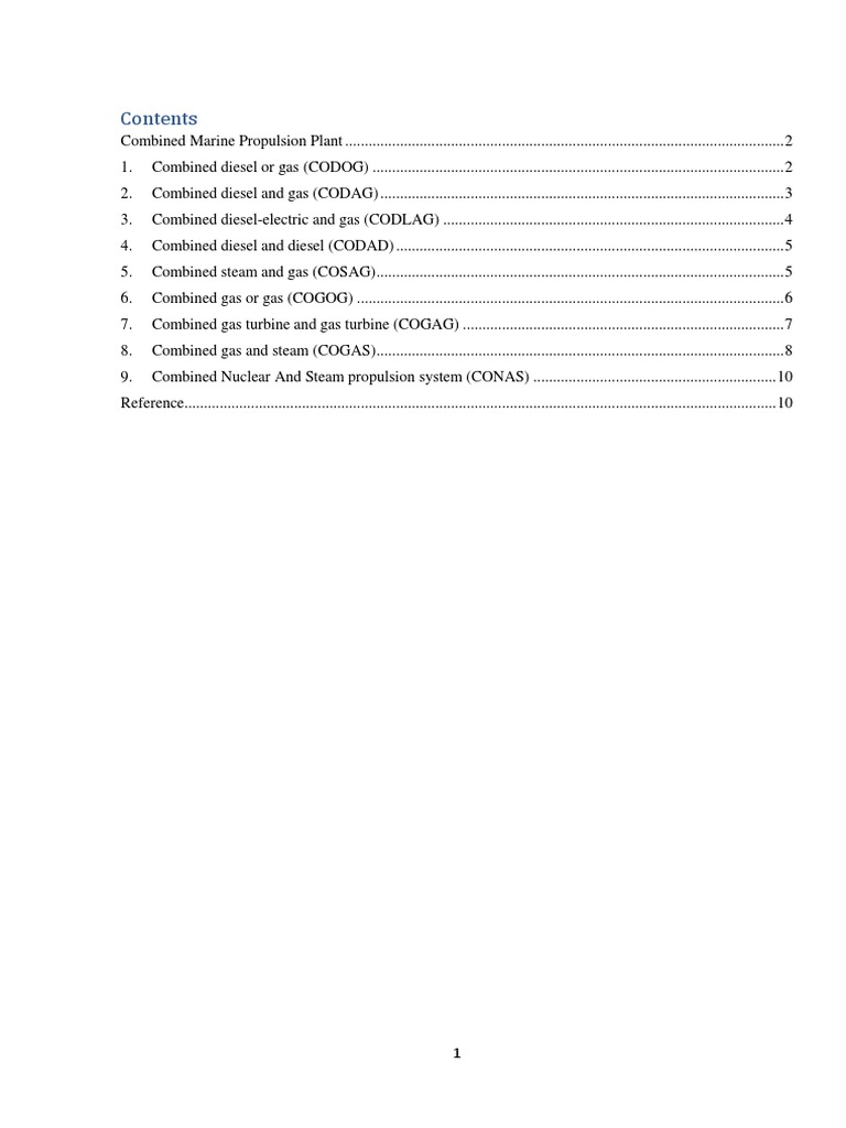 Marine Propulsion Systems Overview | PDF | Marine Propulsion ...