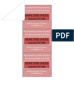 Save The Date Card