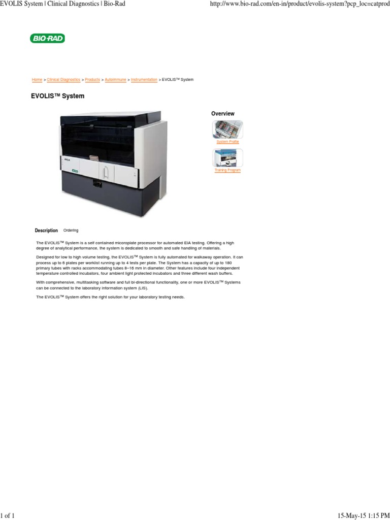 Eia Testing Evolis System | PDF | Computers
