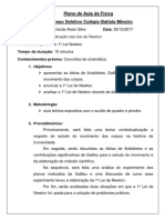 Plano de Aula de Física Seleção Colégio Batista