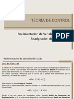 Teoría de control mediante reasignación de autovalores