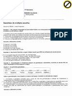 Letras Unip Prova Integrada Com Gabarito PDF