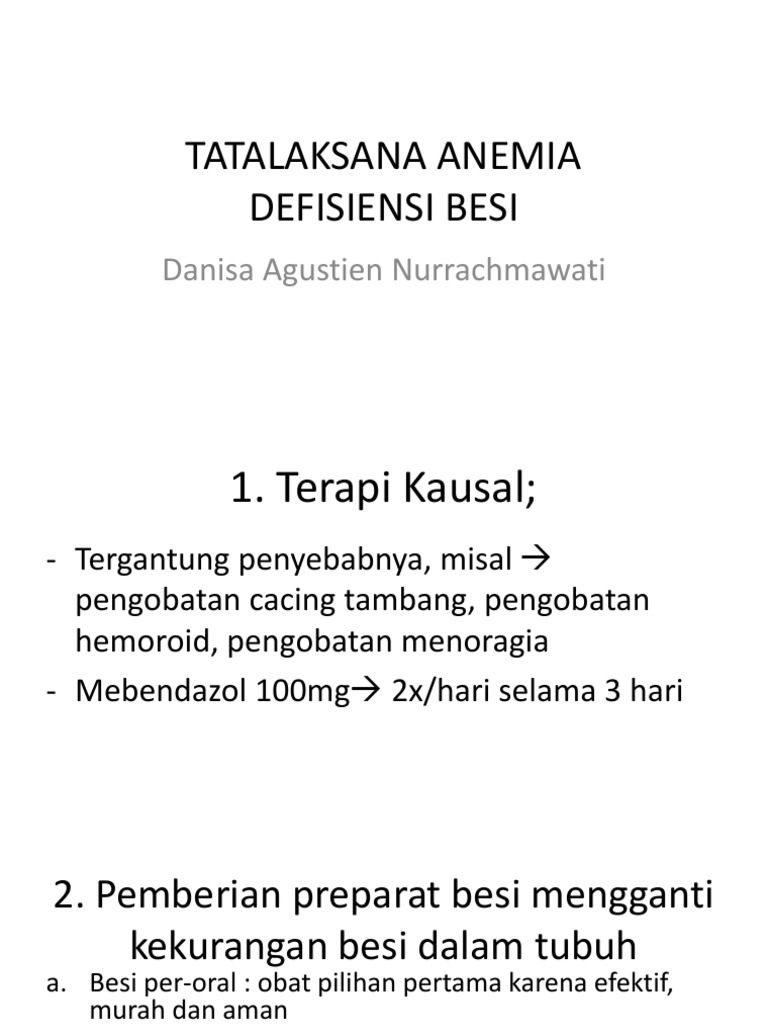 Tatalaksana Anemia PDF