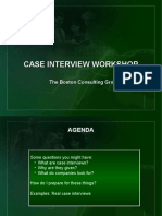 Case Interview Workshop