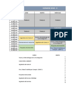 Horario 2018 II