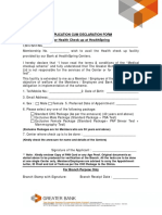 Application For Healthcheckup PDF