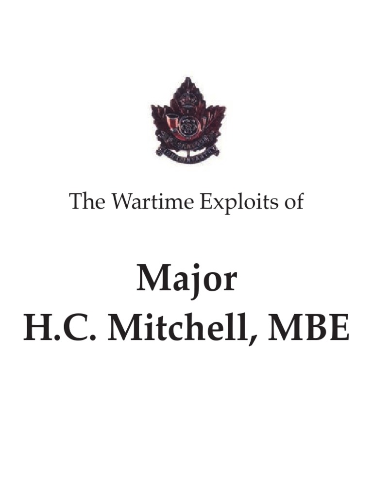Sli Majormitchellsbook | PDF | Division (Military) | Regiment