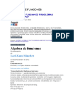 Algebra de Funciones