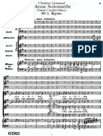 Gounod - Messe Solennelle - Vocal Score & Organ PDF