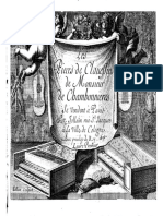 Jacques Champion de Chambonnieres - Pieces de Clavecin (Book 1, 1st Ed.) PDF
