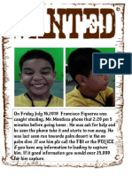 Figueroa Francisco - Wanted Poster