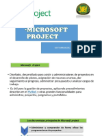 BENEFICIOS PARA UTILIZAR Microsoft Project