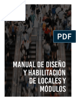 Manual de Diseño y Habilitación de Locales y Módulos