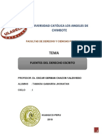 Fuentes Del Derecho Escrito