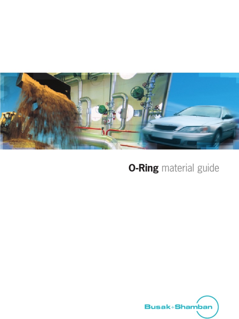 O Ring Material Guide PDF Materials Chemical Compounds