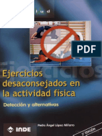 Ejercicios Desaconsejados en La Actividad Fìsica