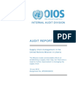 UN Supply Chain Audit