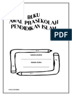 Buku Awal Pra Pendidikan Islam PDF