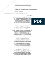 Guía de comprensión lectora 7° básico A-B Rubén Darío