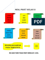 Jadwal Piket Kelas 2