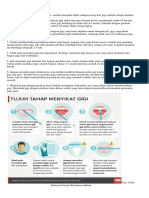 Tujuh Tahap Menyikat Gigi