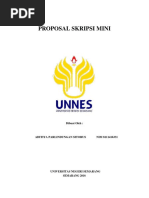 Contoh Proposal Mini Riset