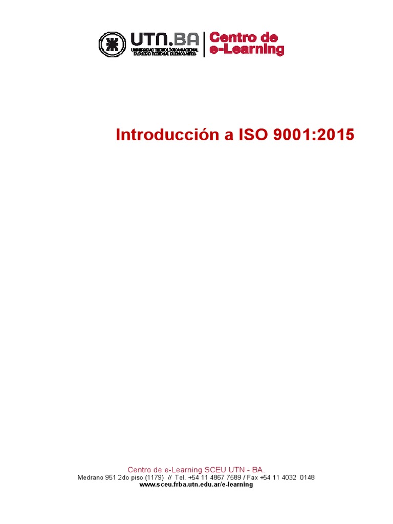 ISO 9001:2015 - Liderazgo y Planificación | PDF | Gestión de la calidad ...