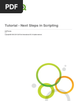 Tutorial - Next Steps in Scripting