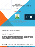 Modul MS Powerpoint 2010