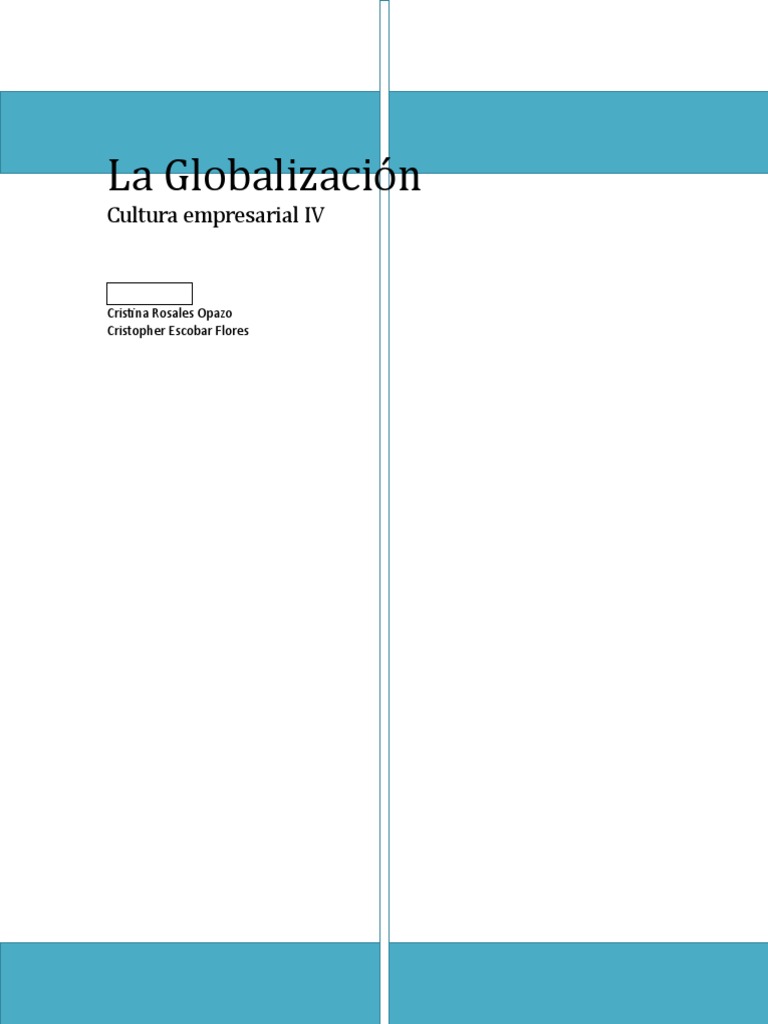 Impacto de la Globalización en la Economía | PDF | Globalización | Comercio