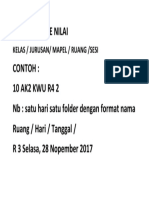 Penamaa File Nilai