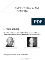 Teori Pembentukan Alam Semesta