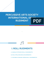 Percussive Arts Society International Drum Rudiment