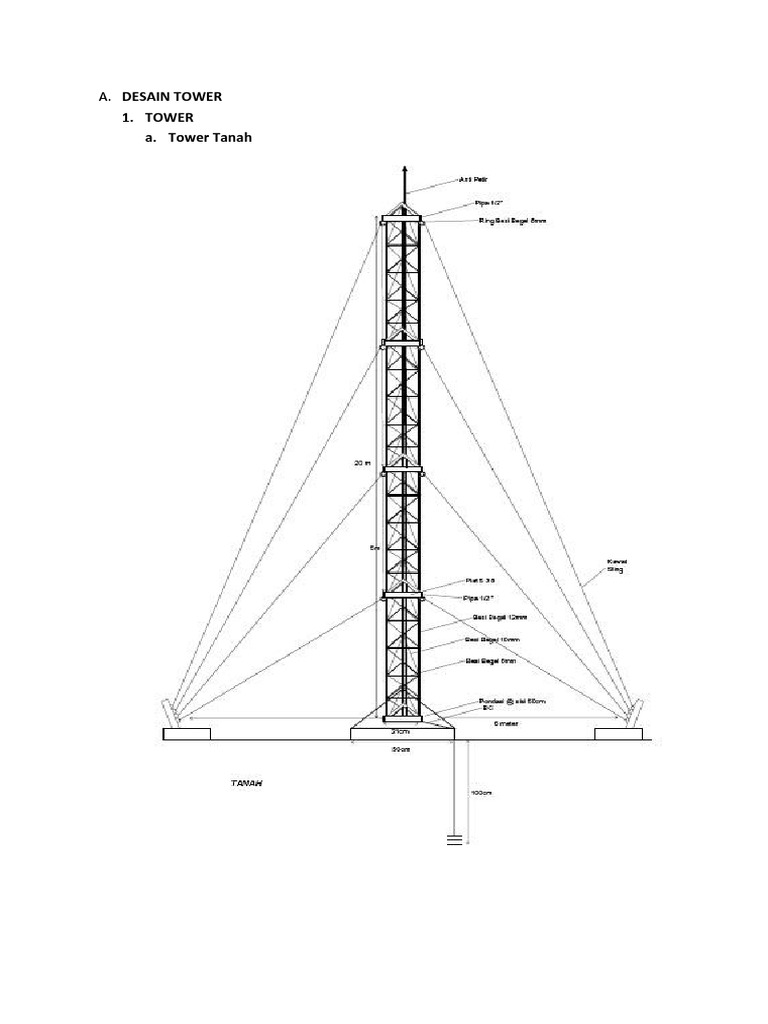 Data Teknis Tower Triangle | PDF