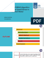 Application of MRAS Algorithm to Replace the Speed