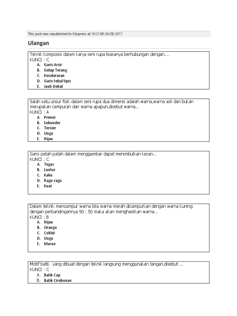 Komposisi Dalam Seni Rupa Disebut Juga Coba Sebutkan