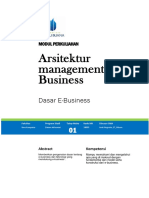 Modul Perkuliahan Arsitektur Dan Manajemen e Business PDF