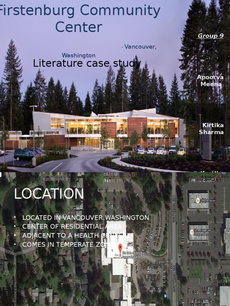 Firstenburg Community Center Case Study | PDF | Nature | Architectural ...