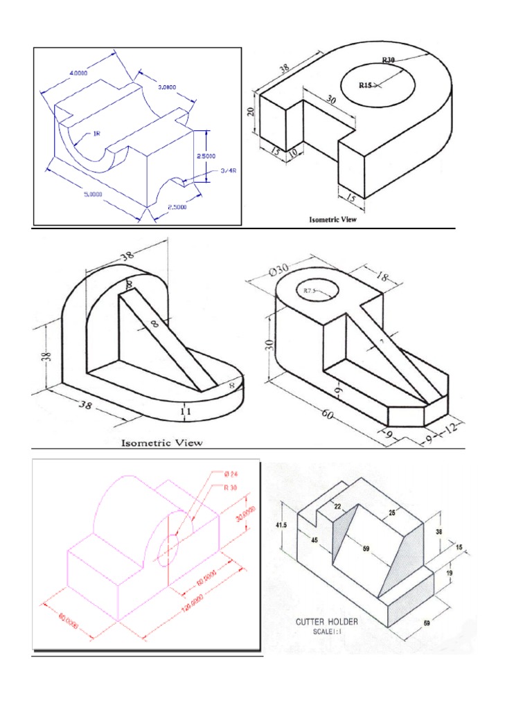 Sample of Isometric Drawings | PDF