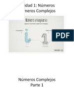 Números Complejos Unidad 1: Conjuntos, Operaciones e Imaginarios