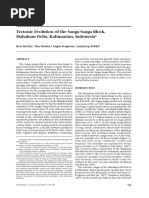 Tectonic Evolution of The Sanga Sanga Block Mahakam Delta Kalimantan Indonesia