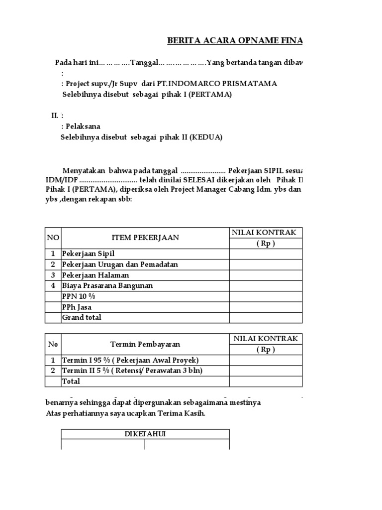 Ba Opname Final Sipil 1