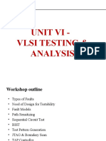 Unit Vi - Vlsi Testing & Analysis