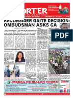 Reconsider Gaite Decision: Ombudsman Asks Ca: Luistro Elated Over Ombudsman Order