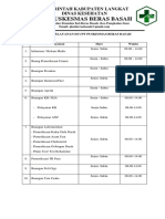 1.2.3.3 Jadwal Pelayanan Dan Bukti Pelaksanaan